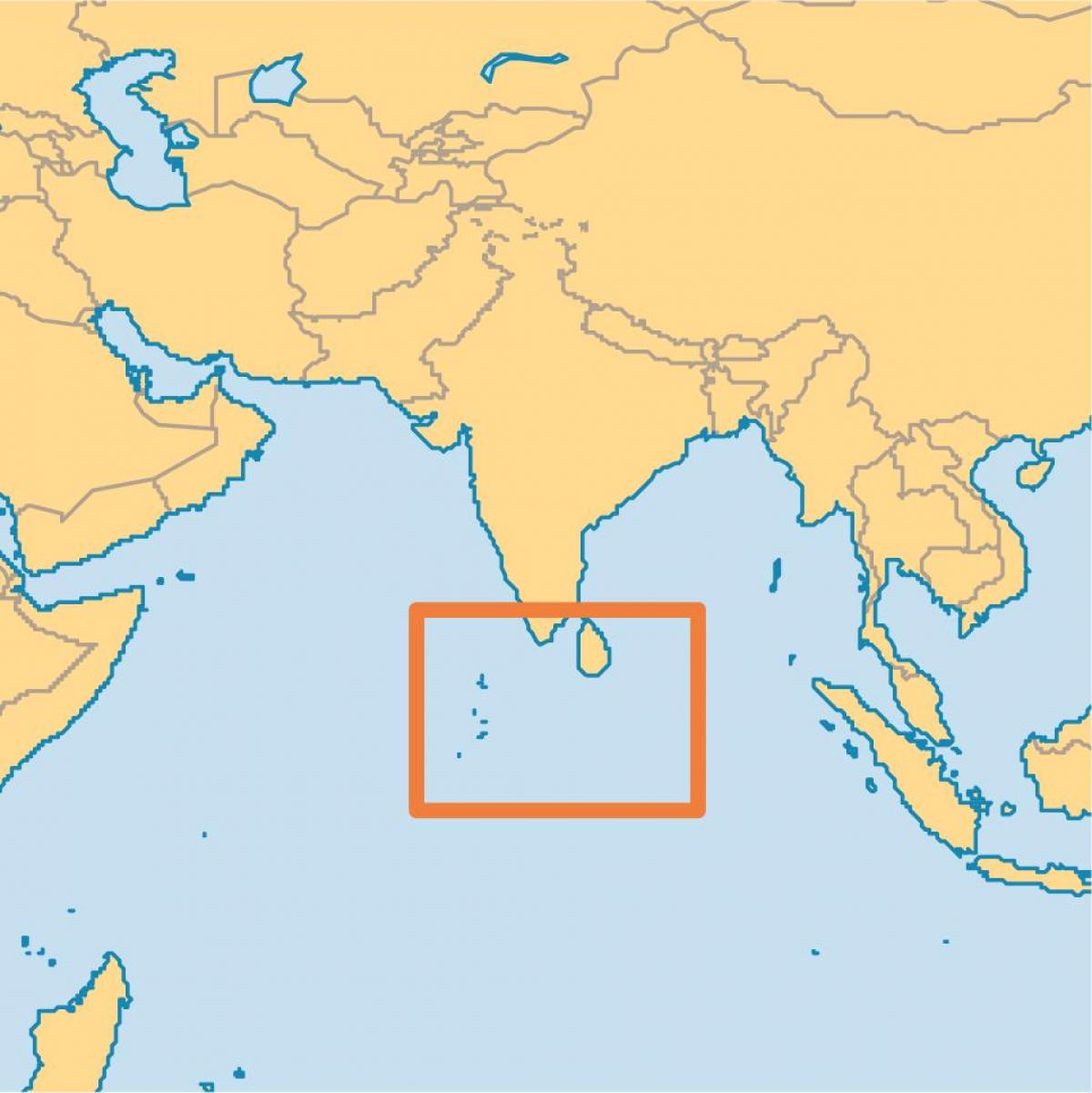 maldives island location on world map