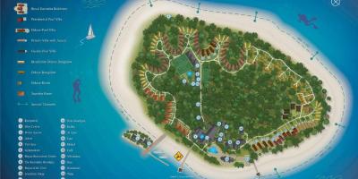 Kurumba maldives resort map
