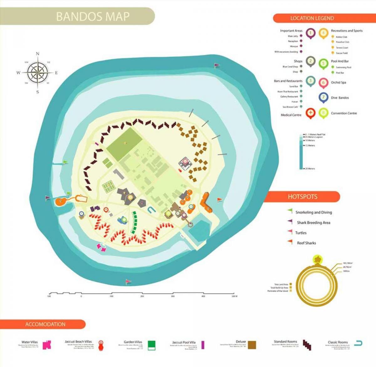 map of bandos maldives