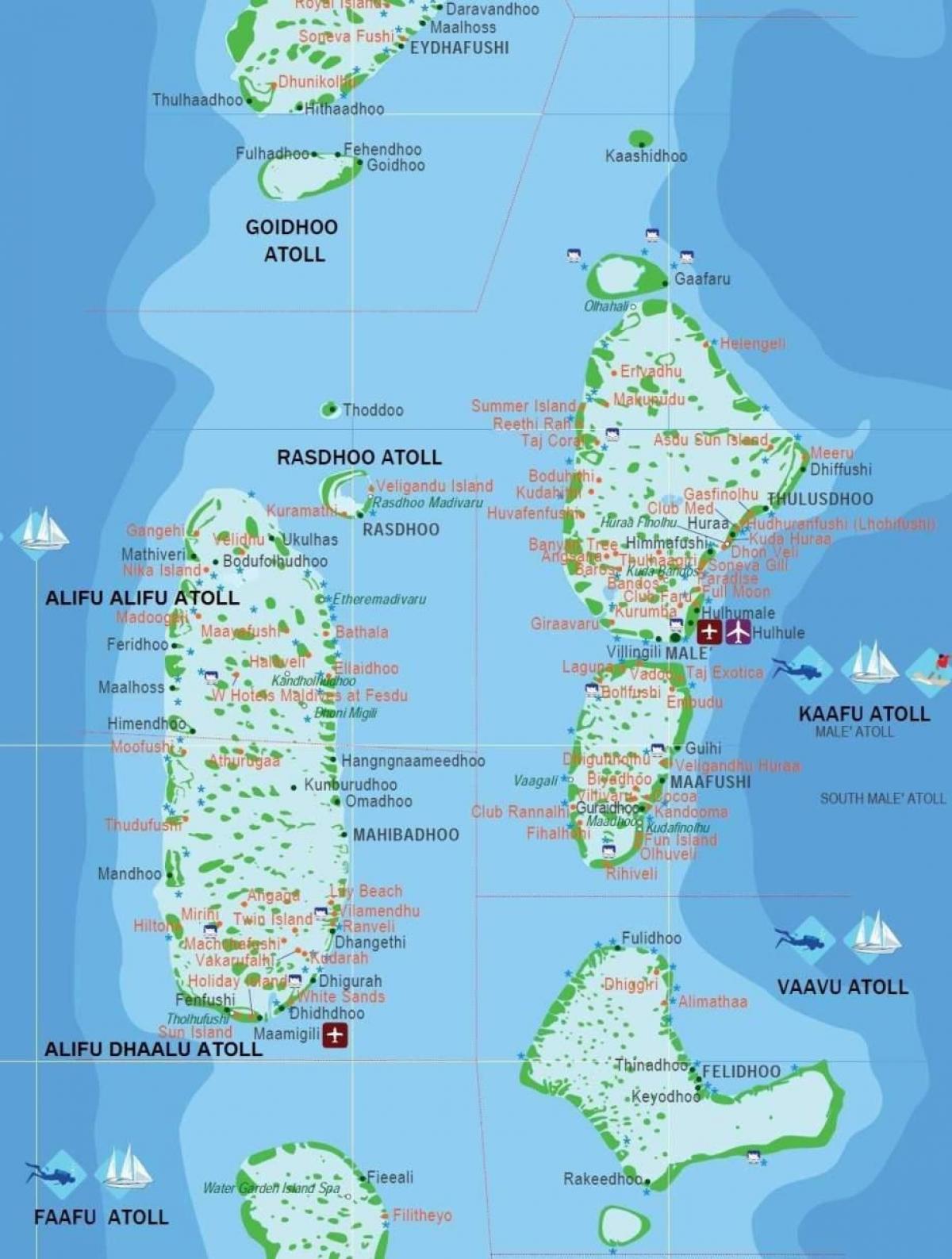 maldives map capital