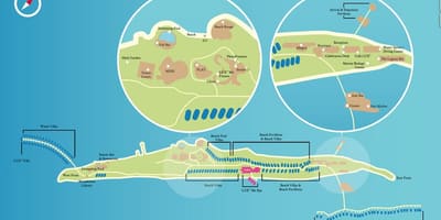 Lux maldives resort map