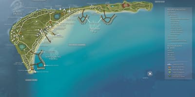 Map of shangri la maldives resort
